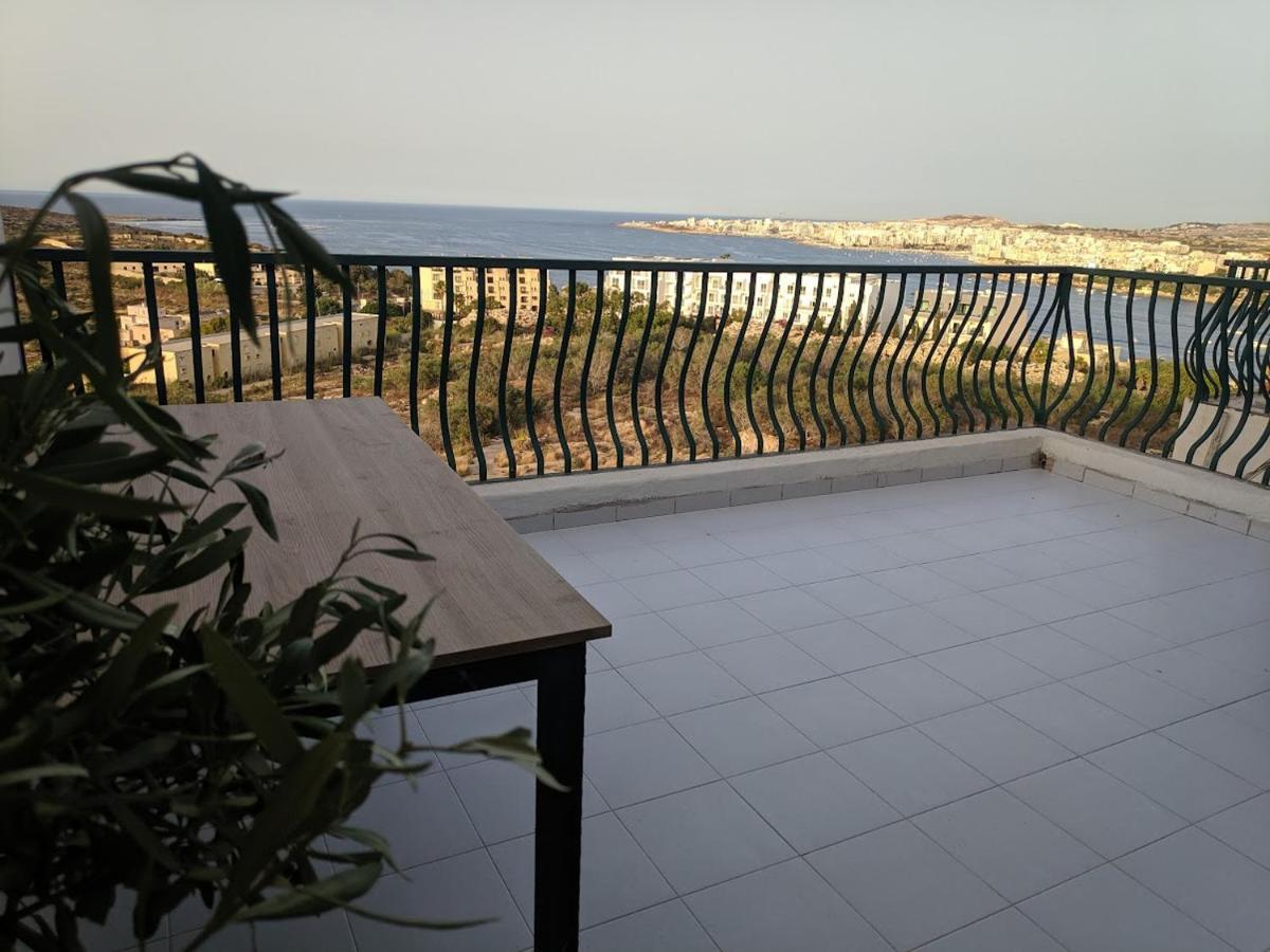 Gaia Penthouse Sea And Country Views Home San Pawl il-Baħar Kültér fotó